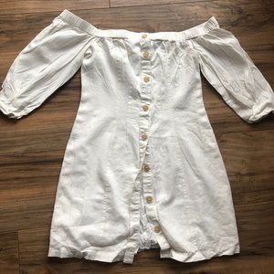 Urban Outfitters Off-the-shoulder Dress